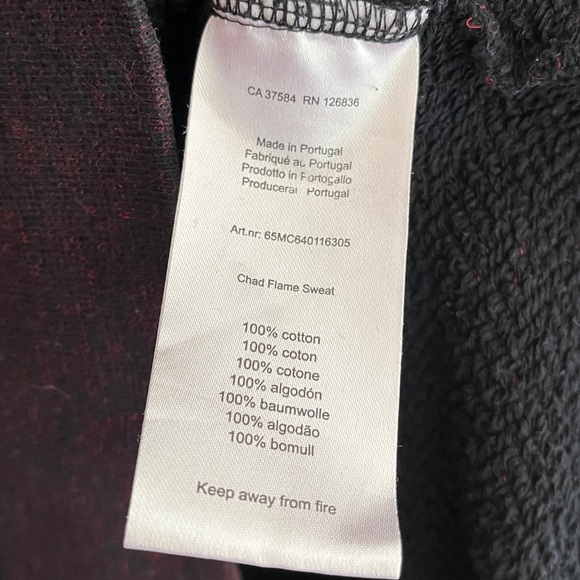 J. LINDEBERG 100% Cotton Sweatshirt Made Portugal Marled Crew Neck - Picture 9 of 12